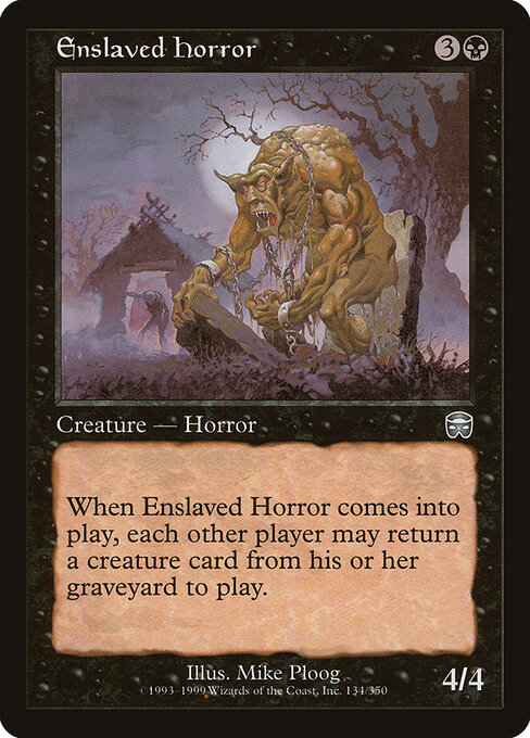 Horror Escravizado — Mercadian Masques 134