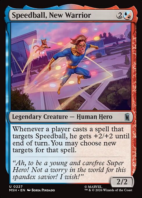 Speedball, New Warrior — Marvel Super Heroes 227
