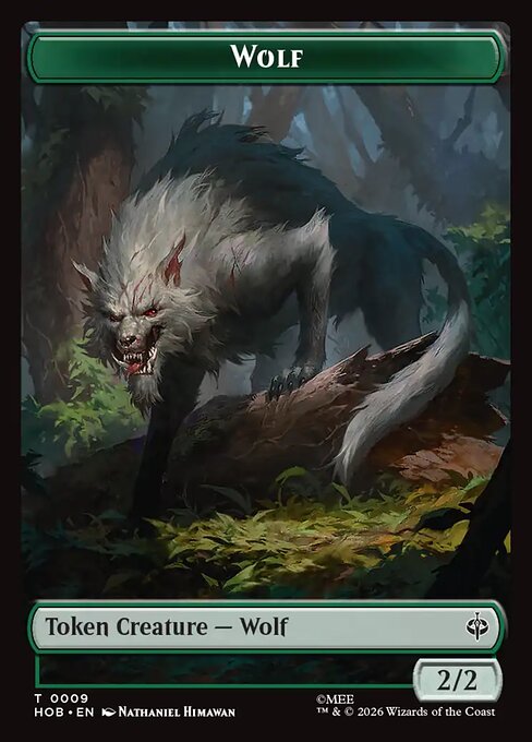 Wolf — The Hobbit Tokens 9