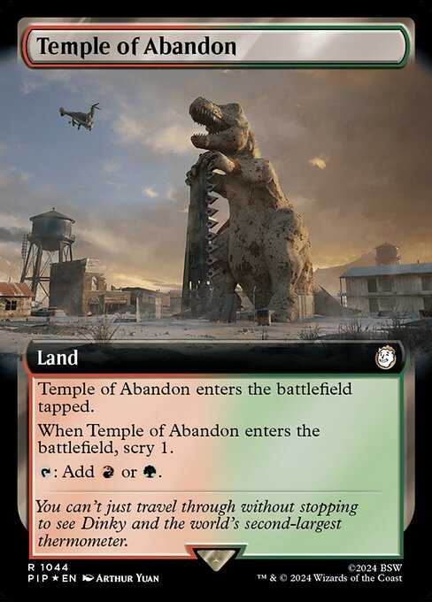 Templo do Abandono — Fallout 1044