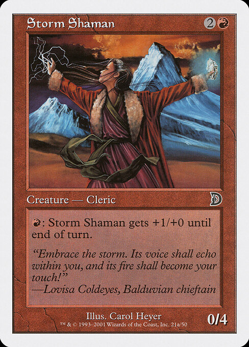 Xamã da Tempestade — Deckmasters 21a
