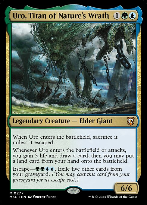 Uro, Titã da Ira da Natureza — Modern Horizons 3 Commander 277