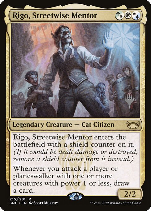 Rigo, Mentor de Malandragem — Streets of New Capenna Promos 215p