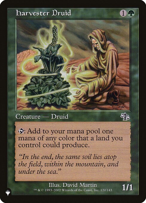 Druida Colheitador — The List JUD-120