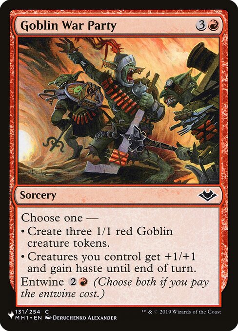 Bando de Guerra Goblin — The List MH1-131