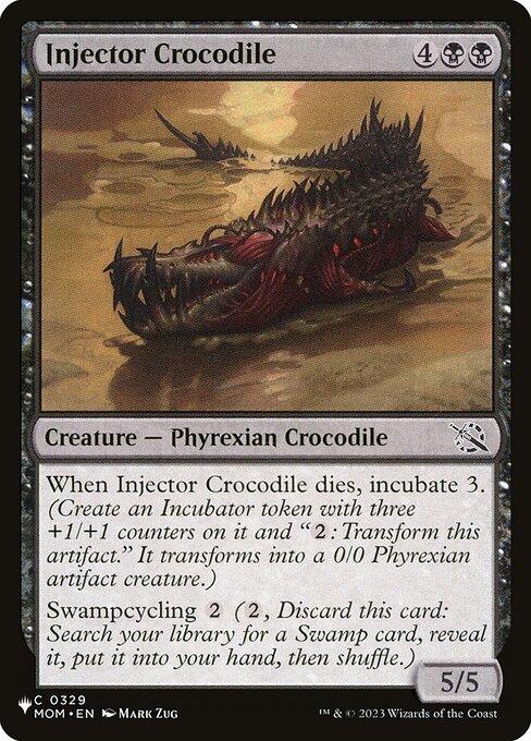 Crocodilo Injetor — The List MOM-329