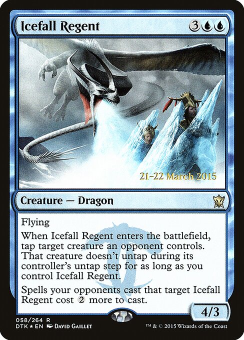 Regente da Cascata de Gelo — Dragons of Tarkir Promos 58s