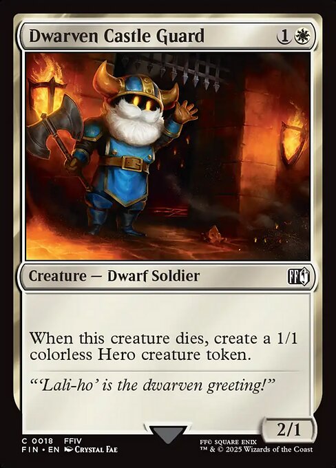 Dwarven Castle Guard — Final Fantasy 18
