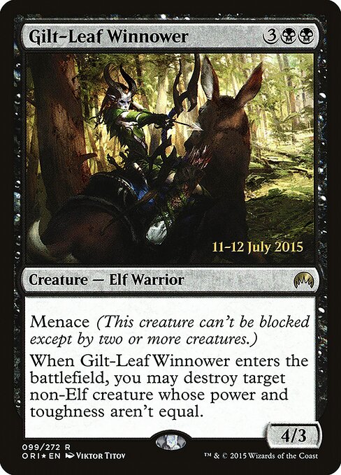 Peneirador de Folha D'Ouro — Magic Origins Promos 99s