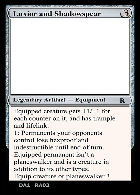 Luxior and Shadowspear — Unknown Event RA03b