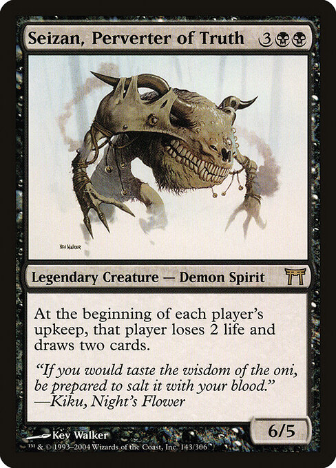 Seizan, o Perversor da Verdade — Champions of Kamigawa 143