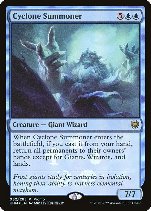 Invocador de Ciclones — Kaldheim Promos 52★