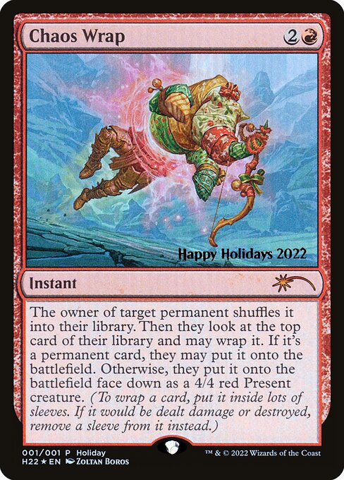 Chaos Wrap — Happy Holidays 22