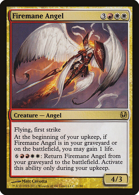 Anjo Cabeleira de Fogo — Duel Decks: Ajani vs. Nicol Bolas 21