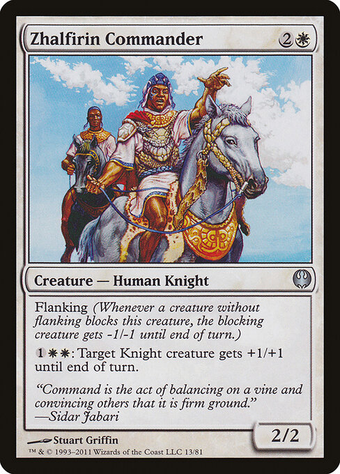 Comandante Zhalfiriano — Duel Decks: Knights vs. Dragons 13