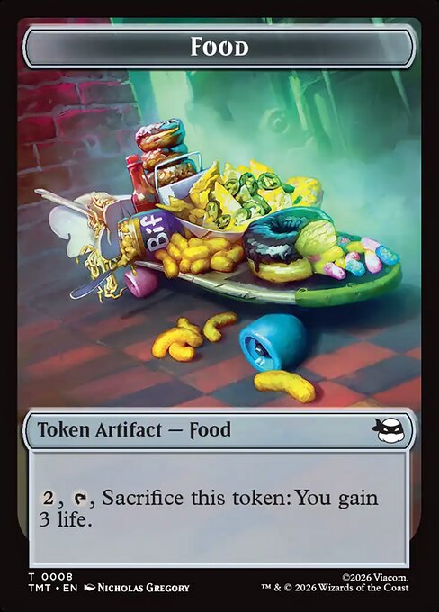 Food — Teenage Mutant Ninja Turtles Tokens 8