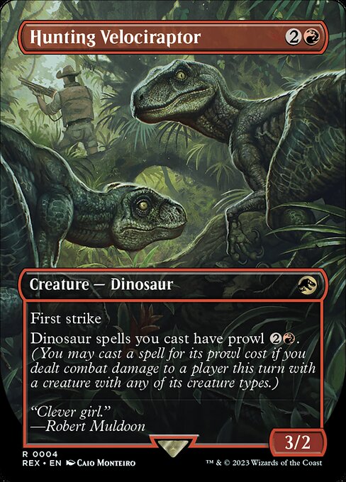 Velociraptor à Caça — Jurassic World Collection 4
