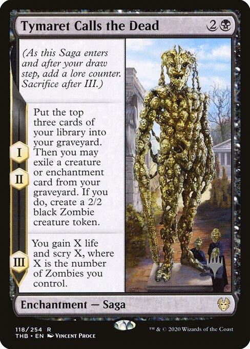 Tymaret Convoca os Mortos — Theros Beyond Death Promos 118p