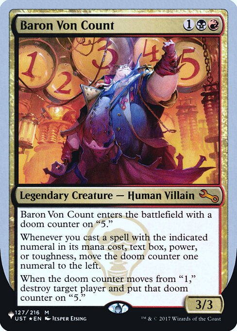 Baron Von Count — The List (Unfinity Foil Edition) 43