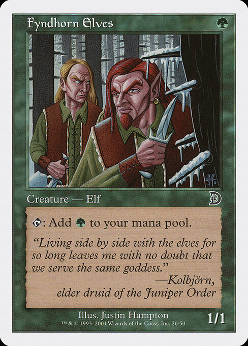 Elfos de Fyndhorn — Deckmasters 26