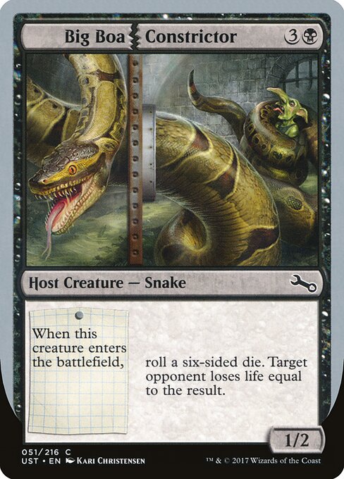 Big Boa Constrictor — Unstable 51