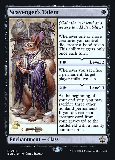 Scavenger's Talent — Bloomburrow Promos 111s