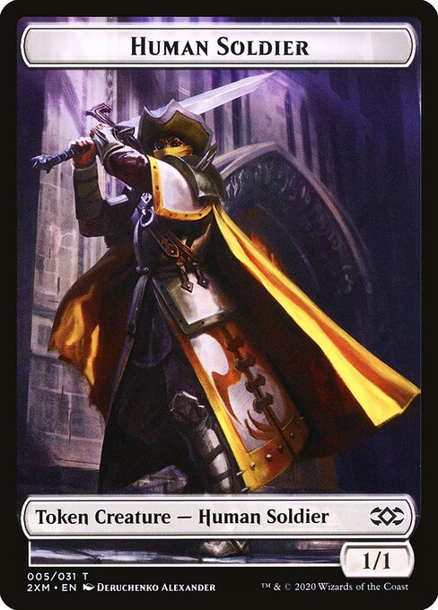 Human Soldier — Double Masters Tokens 5