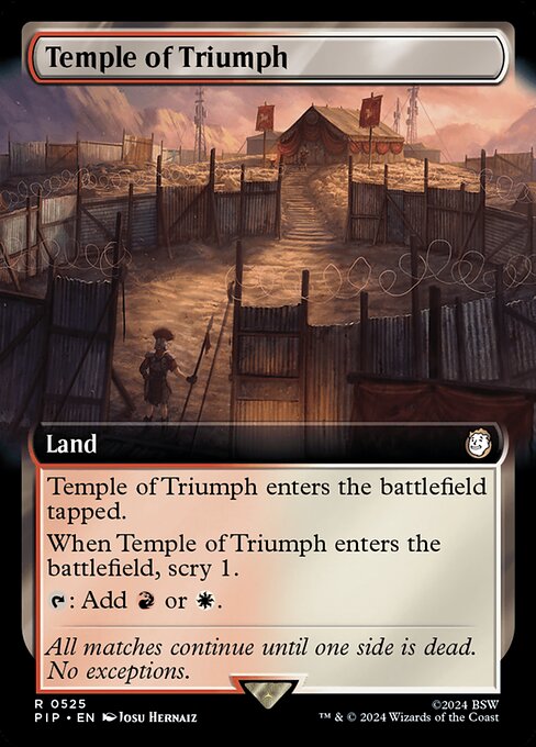 Templo do Triunfo — Fallout 525