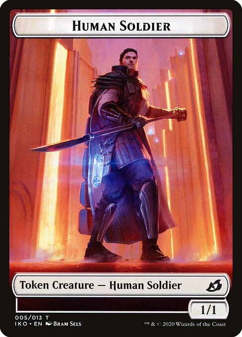 Human Soldier — Ikoria: Lair of Behemoths Tokens 5