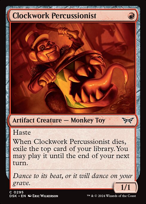 Clockwork Percussionist — Duskmourn: House of Horror 295