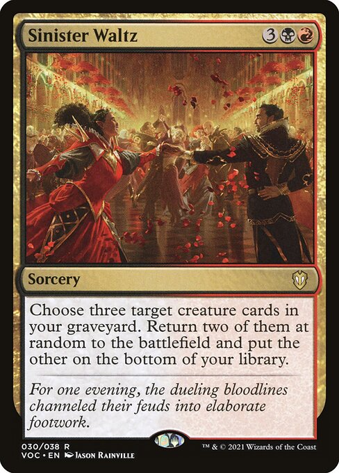 Valsa Sinistra — Crimson Vow Commander 30
