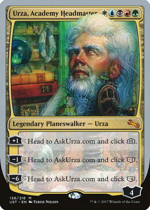 Urza, Academy Headmaster — Unstable 136