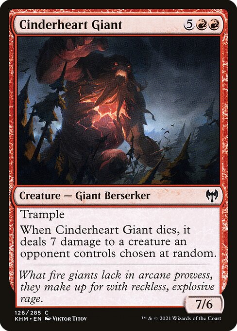 Gigante do Coração Ardente — Kaldheim 126