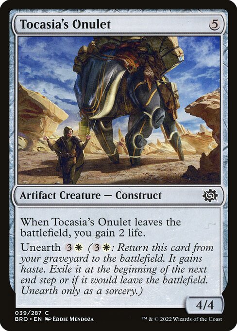 Onuleto de Tocasia — The Brothers' War 39