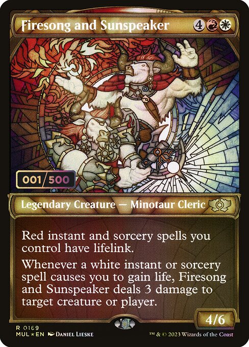 Canção do Fogo e Voz Solar — Multiverse Legends 169z