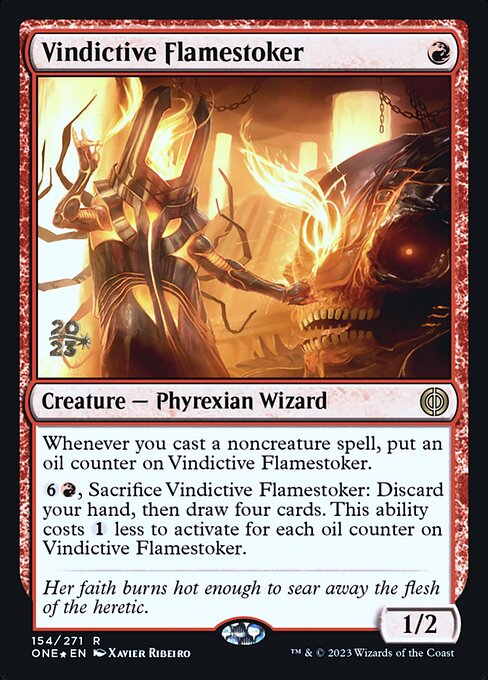 Foguista Vingativa — Phyrexia: All Will Be One Promos 154s