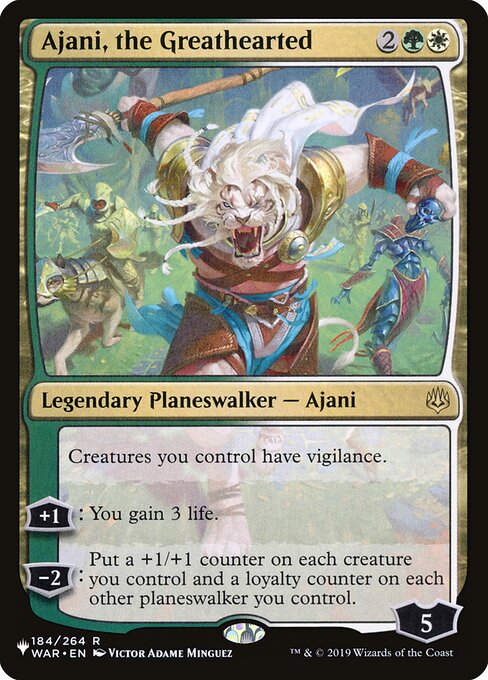 Ajani, o Magnânimo — The List WAR-184