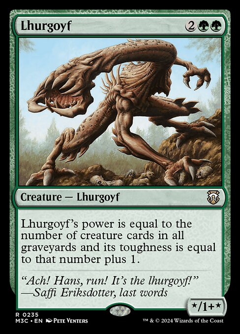 Lhurgoyf — Modern Horizons 3 Commander 235