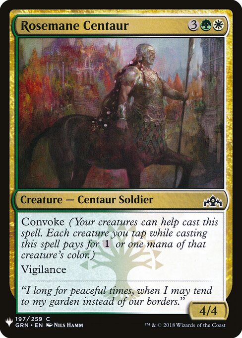 Centauro Crinarrósea — The List GRN-197