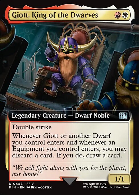 Giott, King of the Dwarves — Final Fantasy 488