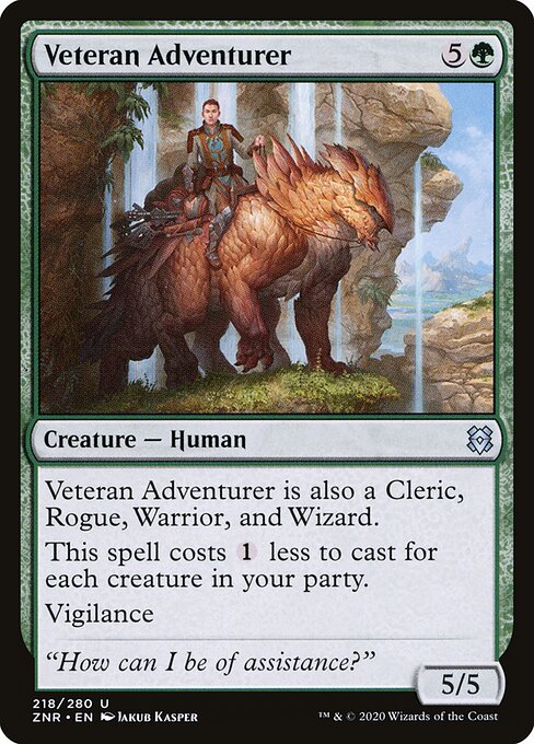 Aventureiro Veterano — Zendikar Rising 218