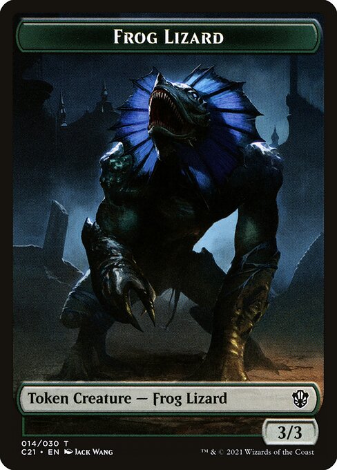 Frog Lizard — Commander 2021 Tokens 14