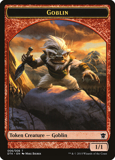 Goblin — Dragons of Tarkir Tokens 6