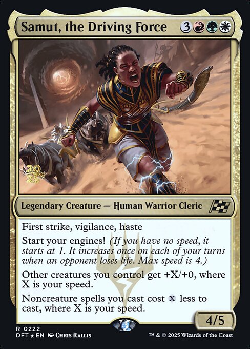 Samut, the Driving Force — Aetherdrift Promos 222s
