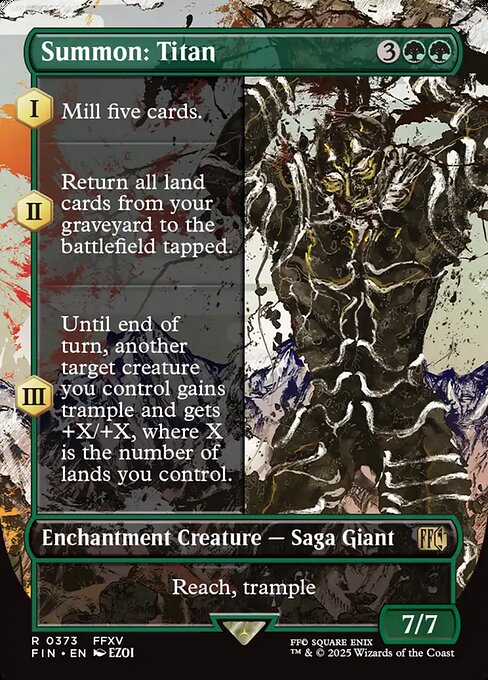 Summon: Titan — Final Fantasy 373