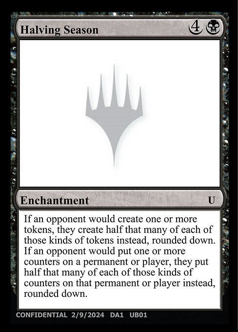 Halving Season — Unknown Event UB