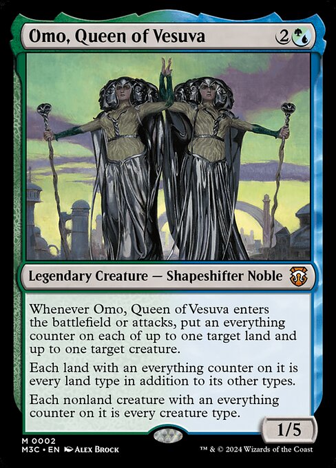 Omo, Queen of Vesuva — Modern Horizons 3 Commander 2
