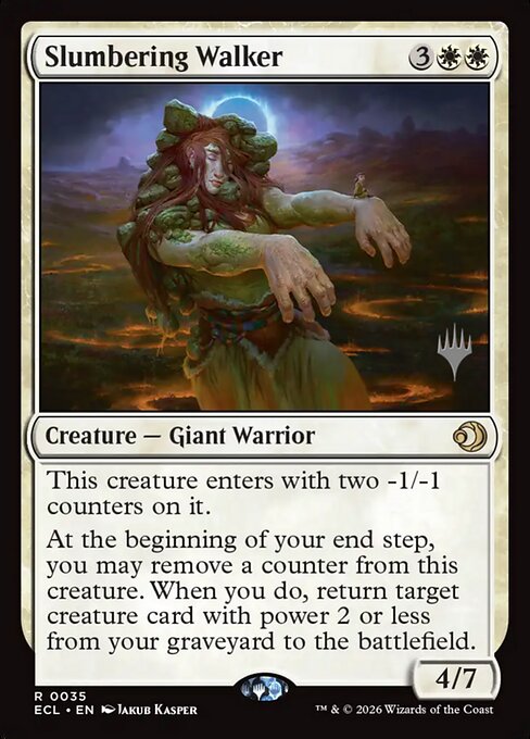 Slumbering Walker — Lorwyn Eclipsed Promos 35p