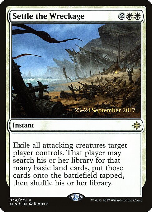 Assentar nos Destroços — Ixalan Promos 34s