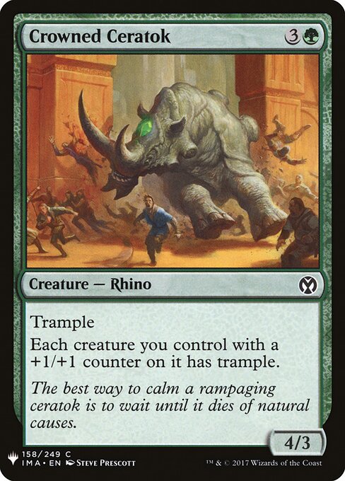 Ceratok Coroado — The List IMA-158